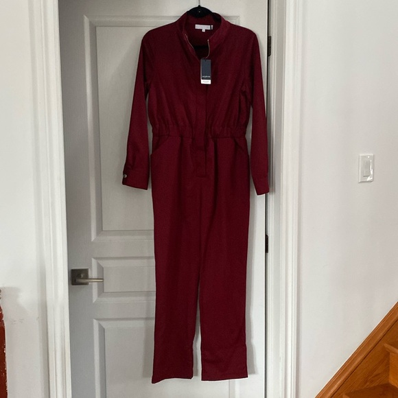 New with tags! Septem jumpsuit Bordeaux T3 FR - Picture 2 of 5